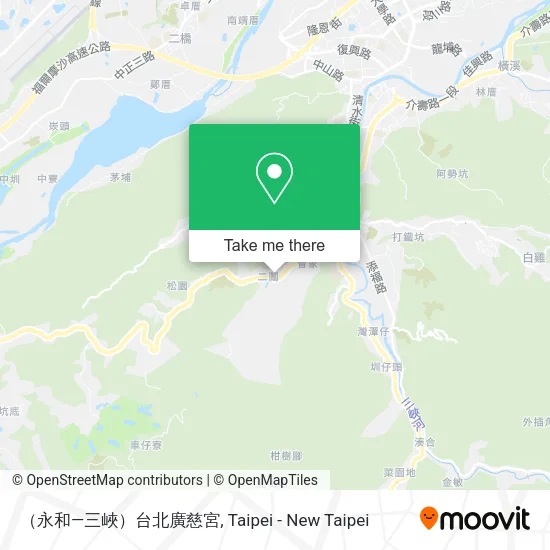 （永和—三峽）台北廣慈宮地圖