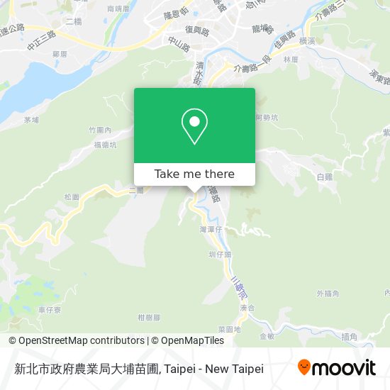 新北市政府農業局大埔苗圃 map