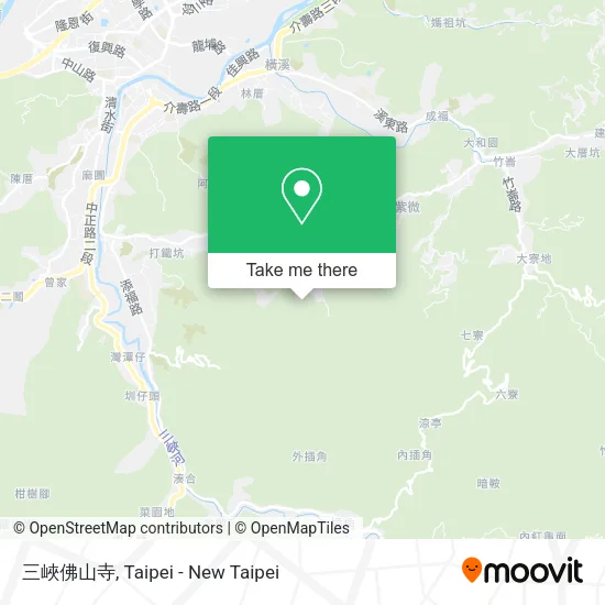 三峽佛山寺地圖