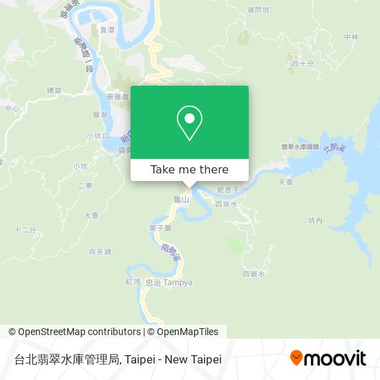 台北翡翠水庫管理局 map