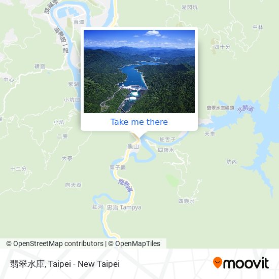 翡翠水庫 map