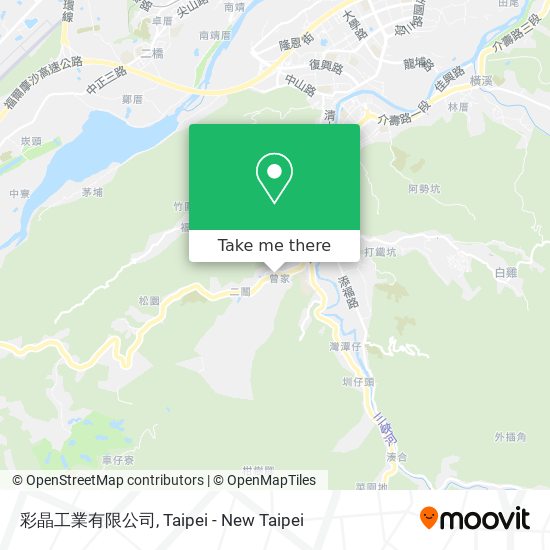 彩晶工業有限公司地圖