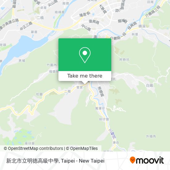 新北市立明德高級中學 map