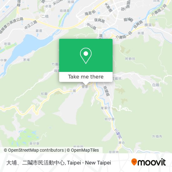 大埔、二鬮市民活動中心 map