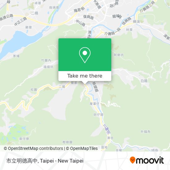 市立明德高中 map