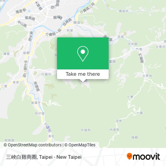 三峽白雞商圈 map