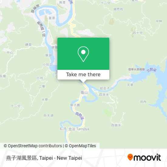 燕子湖風景區 map