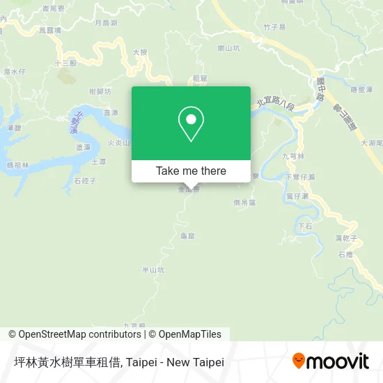 坪林黃水樹單車租借 map