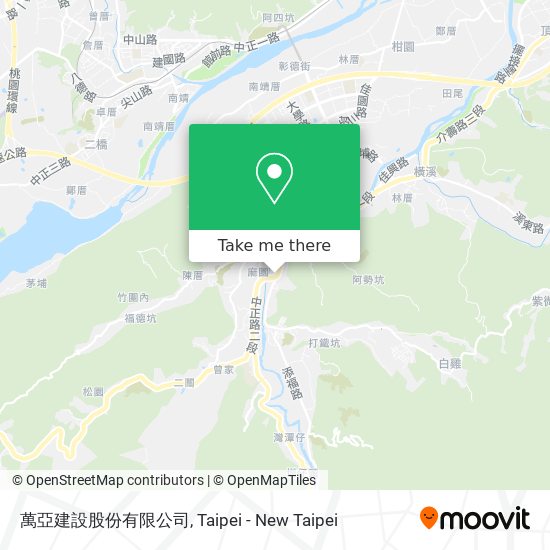 萬亞建設股份有限公司地圖