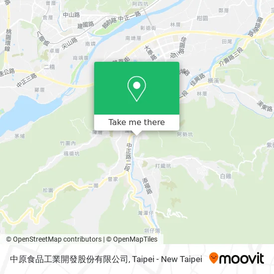 中原食品工業開發股份有限公司 map