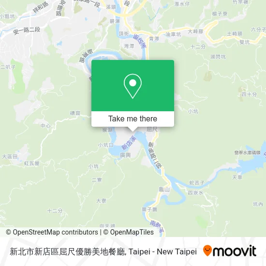 新北市新店區屈尺優勝美地餐廳 map