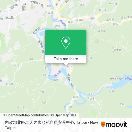 內政部北區老人之家頤苑自費安養中心地圖