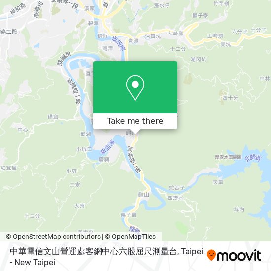 中華電信文山營運處客網中心六股屈尺測量台 map