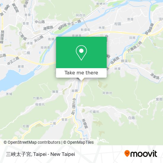 三峽太子宮 map