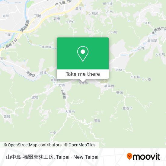 山中島-福爾摩莎工房 map