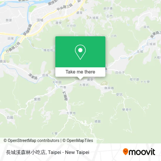 長城溪森林小吃店 map