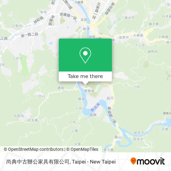 尚典中古辦公家具有限公司地圖