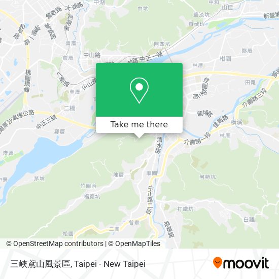 三峽鳶山風景區 map