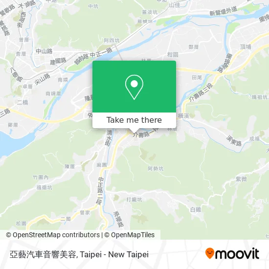 亞藝汽車音響美容 map