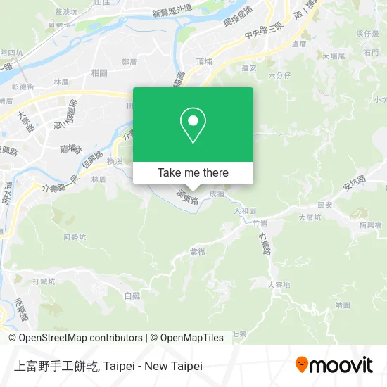 上富野手工餅乾地圖