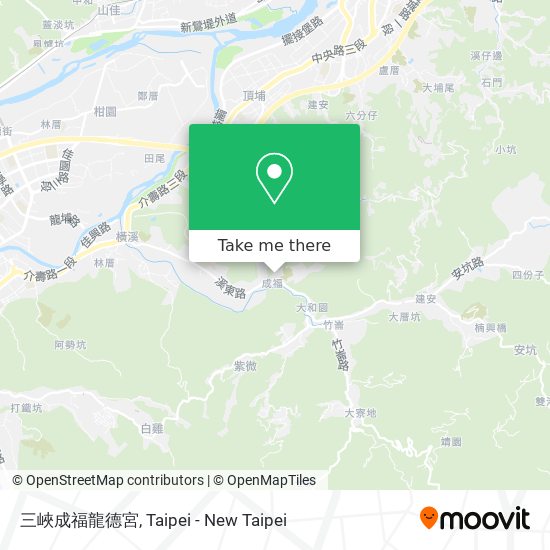 三峽成福龍德宮 map