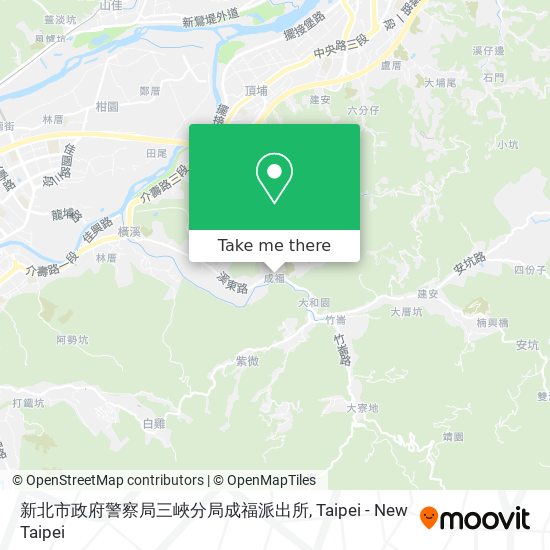 新北市政府警察局三峽分局成福派出所 map