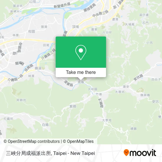 三峽分局成福派出所地圖