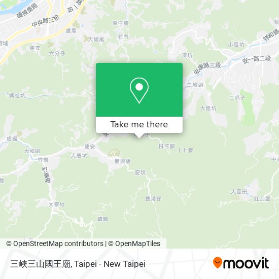 三峽三山國王廟 map