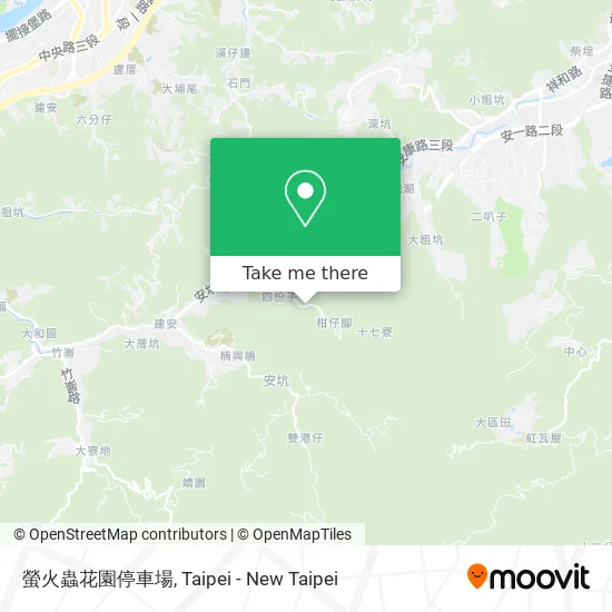 螢火蟲花園停車場地圖