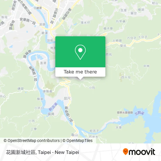 花園新城社區 map