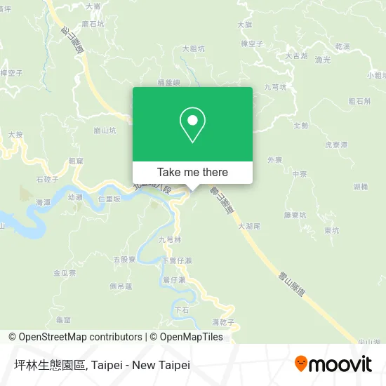 坪林生態園區 map