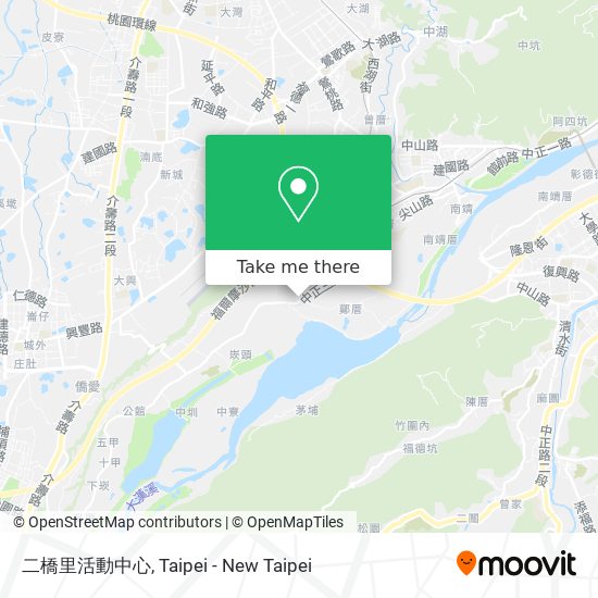 二橋里活動中心地圖