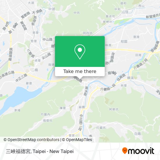 三峽福德宮地圖