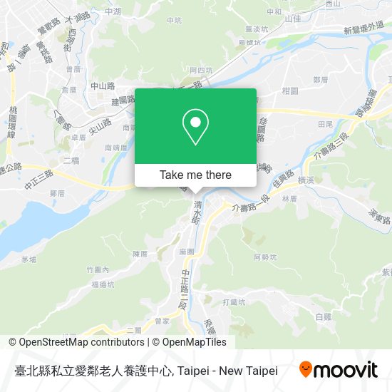 臺北縣私立愛鄰老人養護中心地圖
