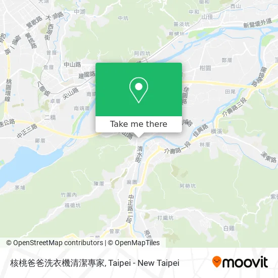 核桃爸爸洗衣機清潔專家 map