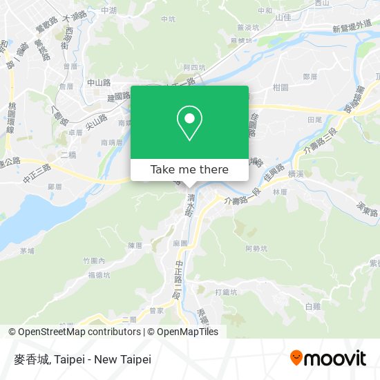 麥香城 map