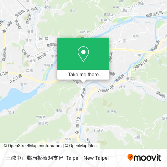 三峽中山郵局板橋34支局 map