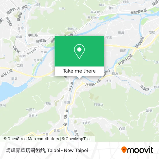 炳輝青草店國術館 map