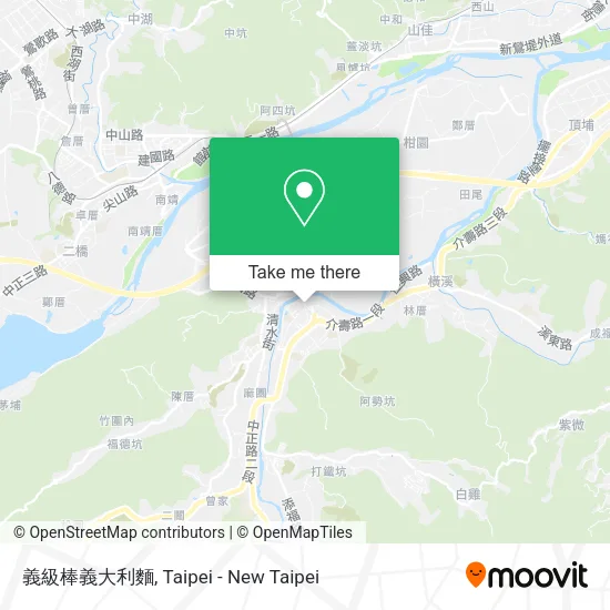 義級棒義大利麵地圖