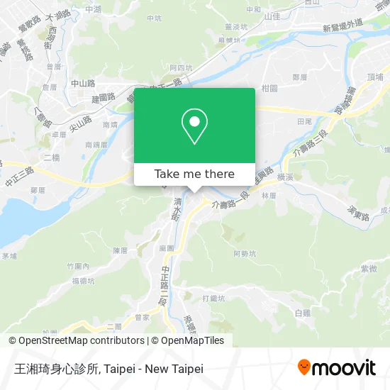 王湘琦身心診所地圖