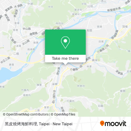 黑皮燒烤海鮮料理地圖