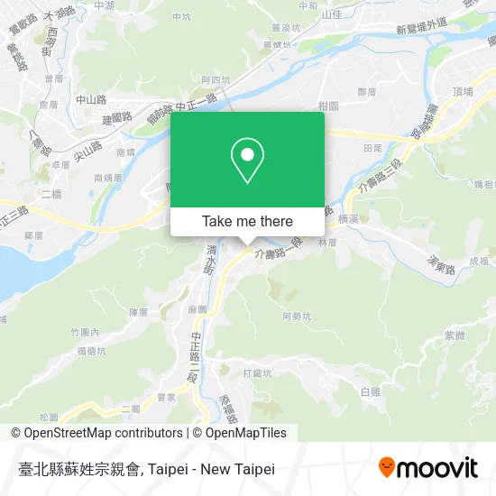 臺北縣蘇姓宗親會地圖