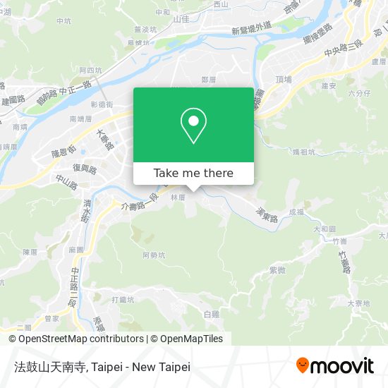 法鼓山天南寺 map