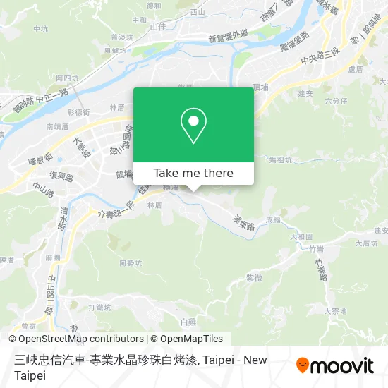 三峽忠信汽車-專業水晶珍珠白烤漆 map