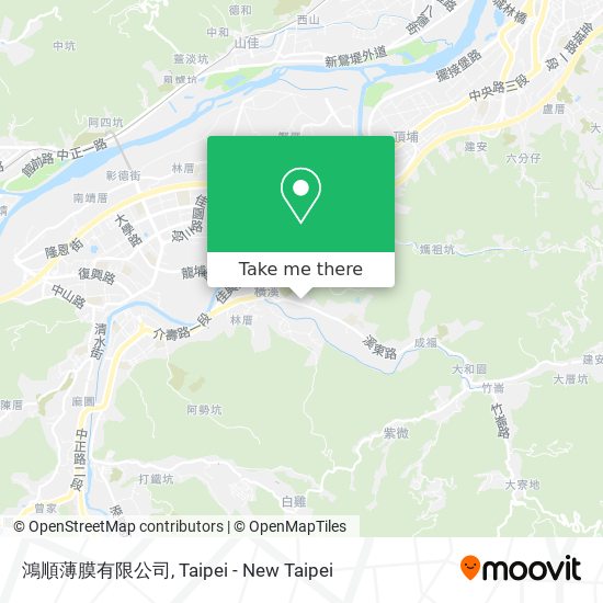 鴻順薄膜有限公司地圖