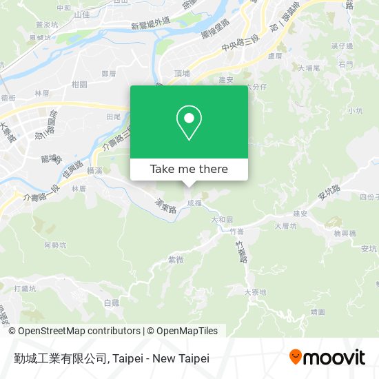 勤城工業有限公司 map