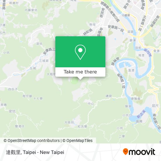 達觀里 map