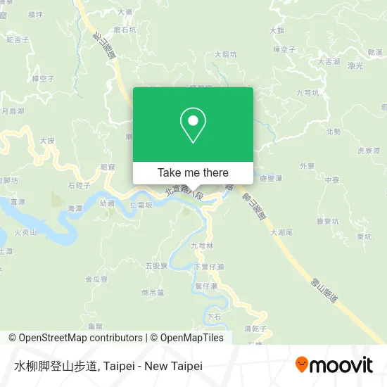 水柳脚登山步道 map