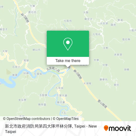 新北市政府消防局第四大隊坪林分隊地圖