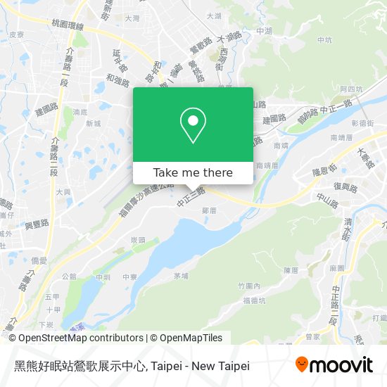 黑熊好眠站鶯歌展示中心地圖